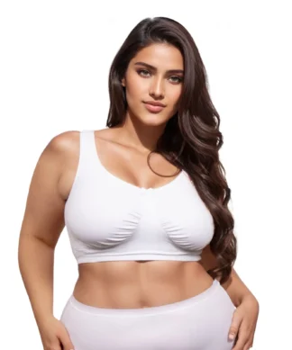 Soutien-gorge à bonnets souples en coton pour femme - Style EL6459