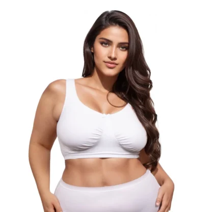 Soutien-gorge à bonnets souples en coton pour femme - Style EL6459